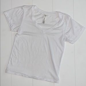 Forever 21 White V Neck